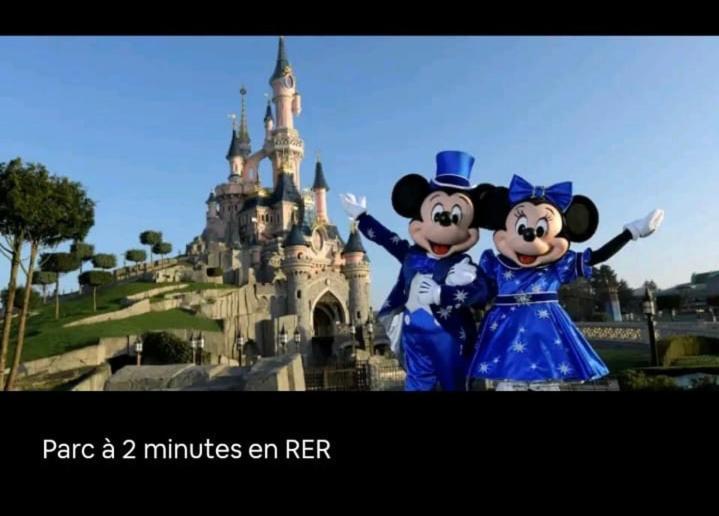 Appartement Disneyland Paris Val D'Europe La Vallee Village Parking 500M Gare Val D'Europe Montévrain Esterno foto